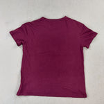 RALPH LAUREN BURGUNDY TEE - MEDIUM