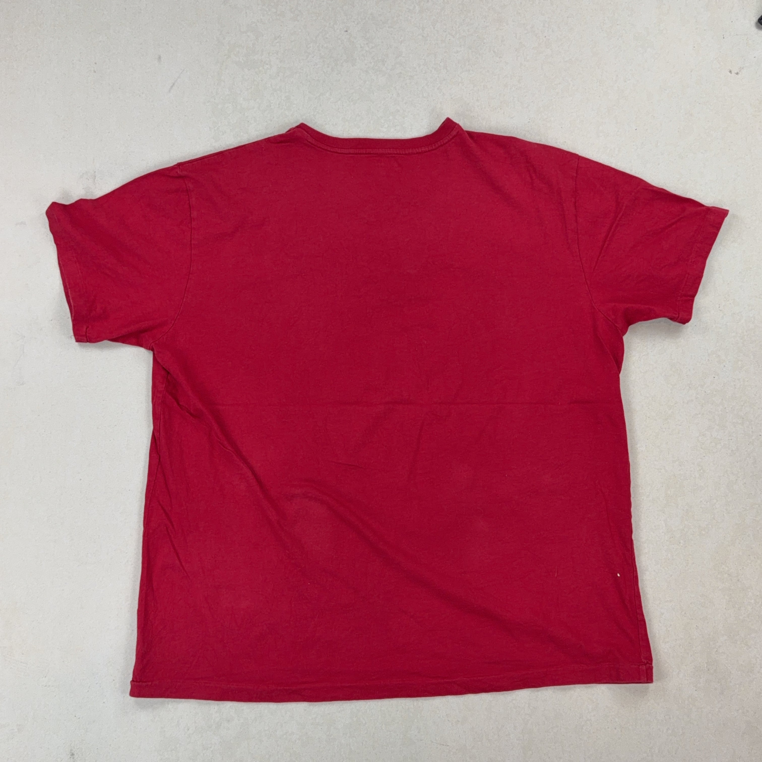 RALPH LAUREN RED TEE - X LARGE