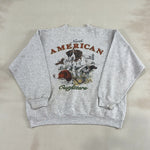 GRAPHIC GREY CREW - X LARGE