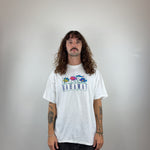 GRAPHIC WHITE 'BAHAMAS' TEE - LARGE