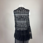FLORAL LACE TOP - ONE SIZE