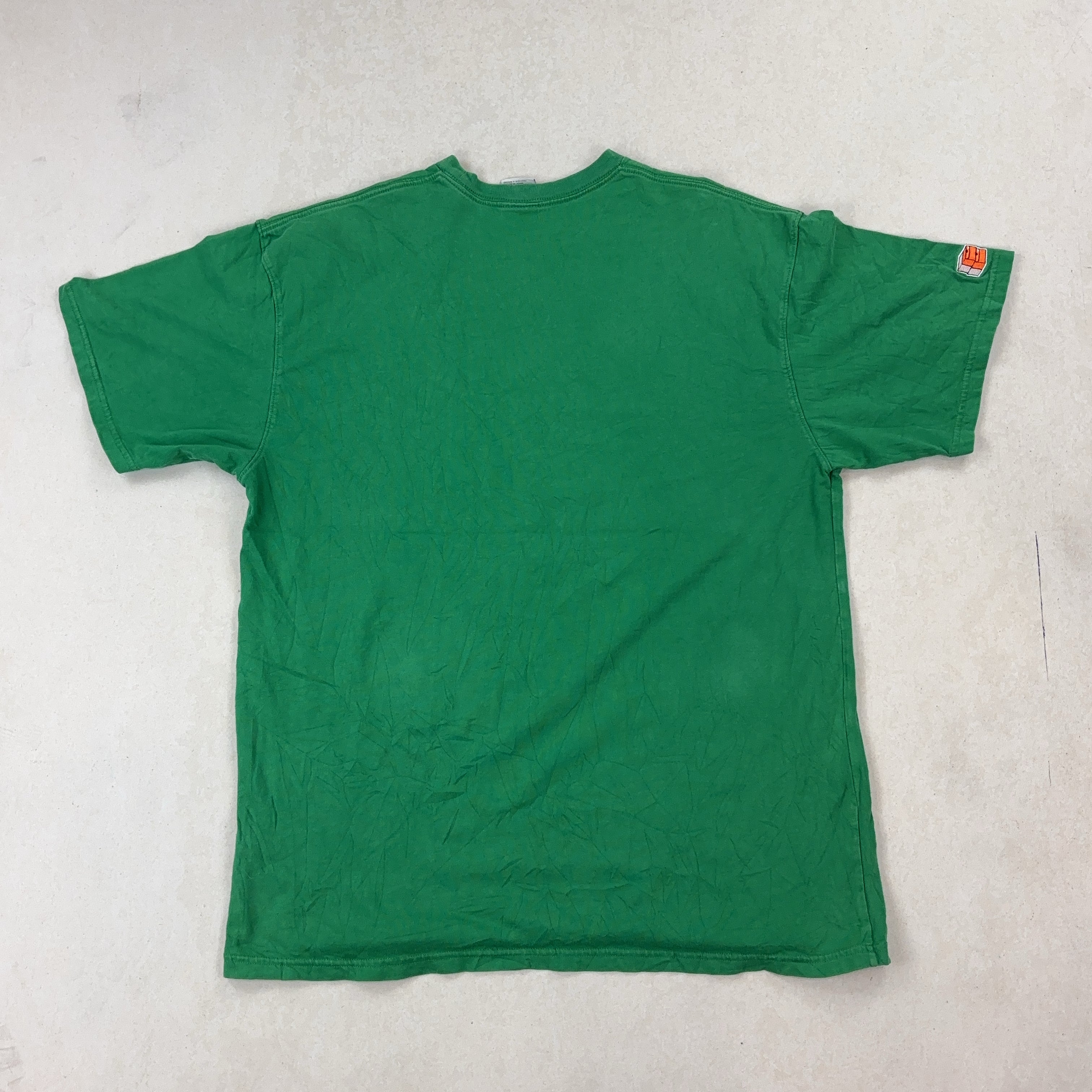 NIKE GREEN TEE - LARGE
