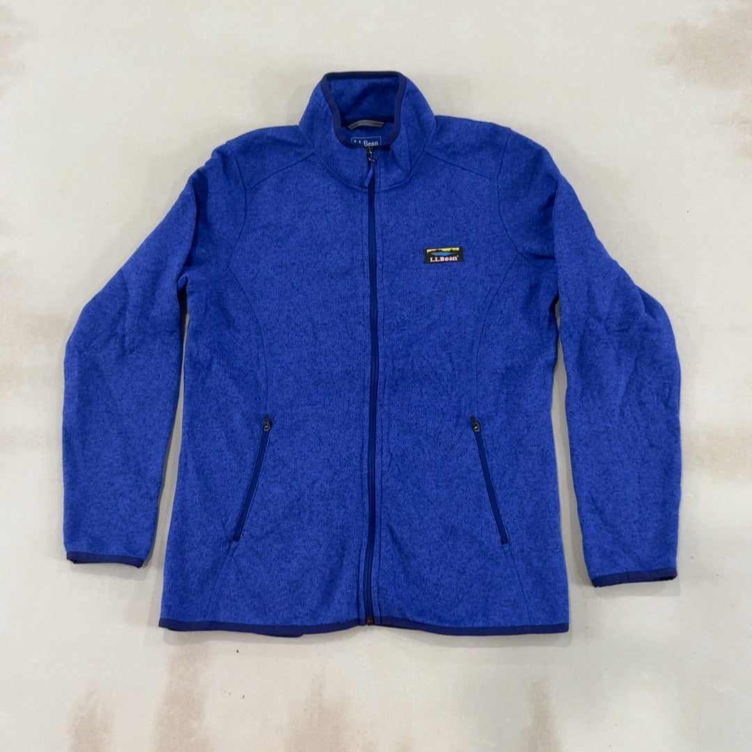 L.L.BEAN PURPLE FLEECE - MEDIUM