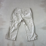 BEIGE CARGO CAPRIS - MEDIUM