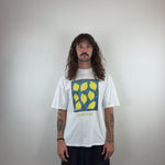 GRAPHIC WHITE TEE - LARGE