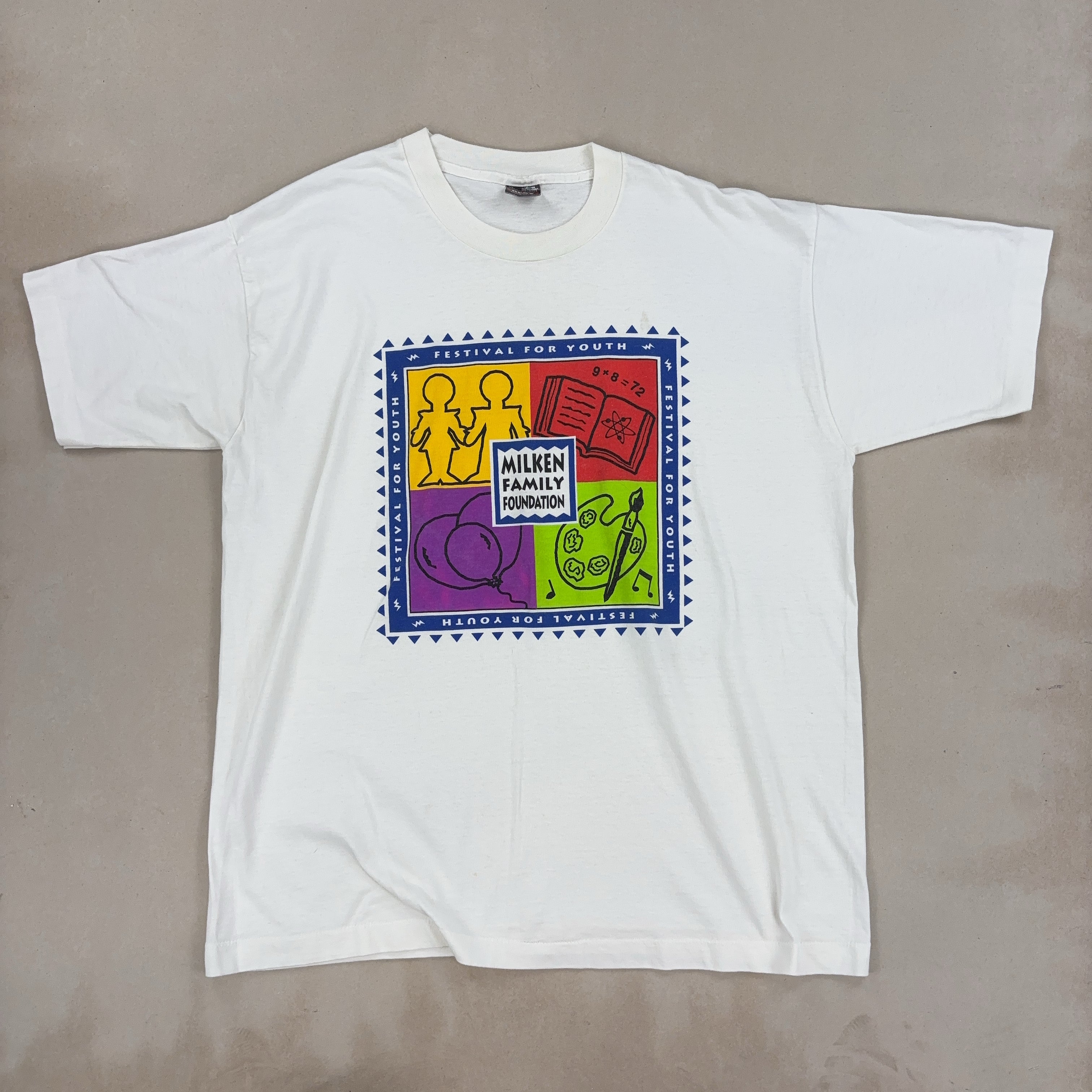 GRAPHIC 'MILKEN FAMILY FOUNDATION' TEE - X LARGE