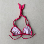 SEQUINED BIKINI TOP - MEDIUM