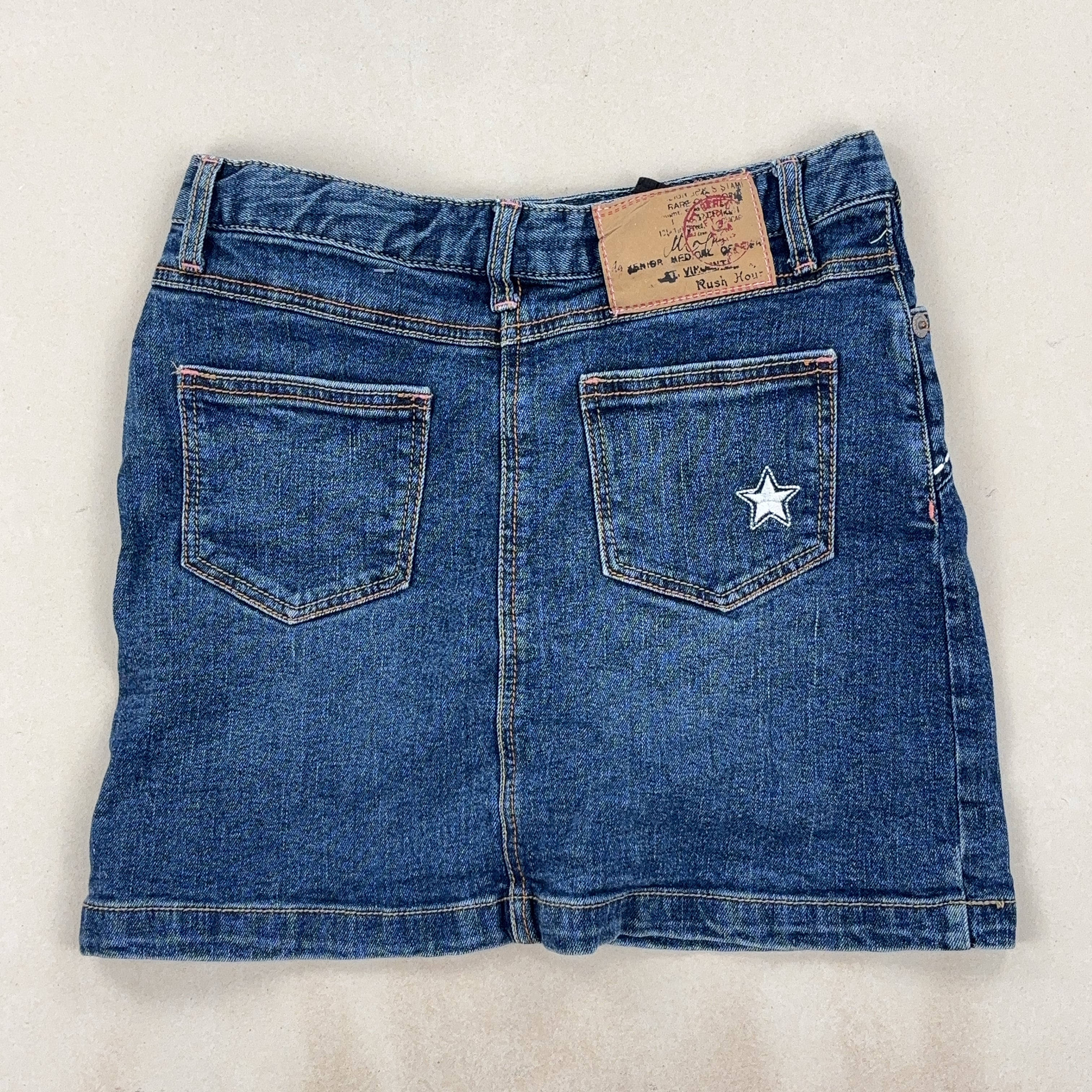 VINTAGE DENIM SKIRT - SMALL