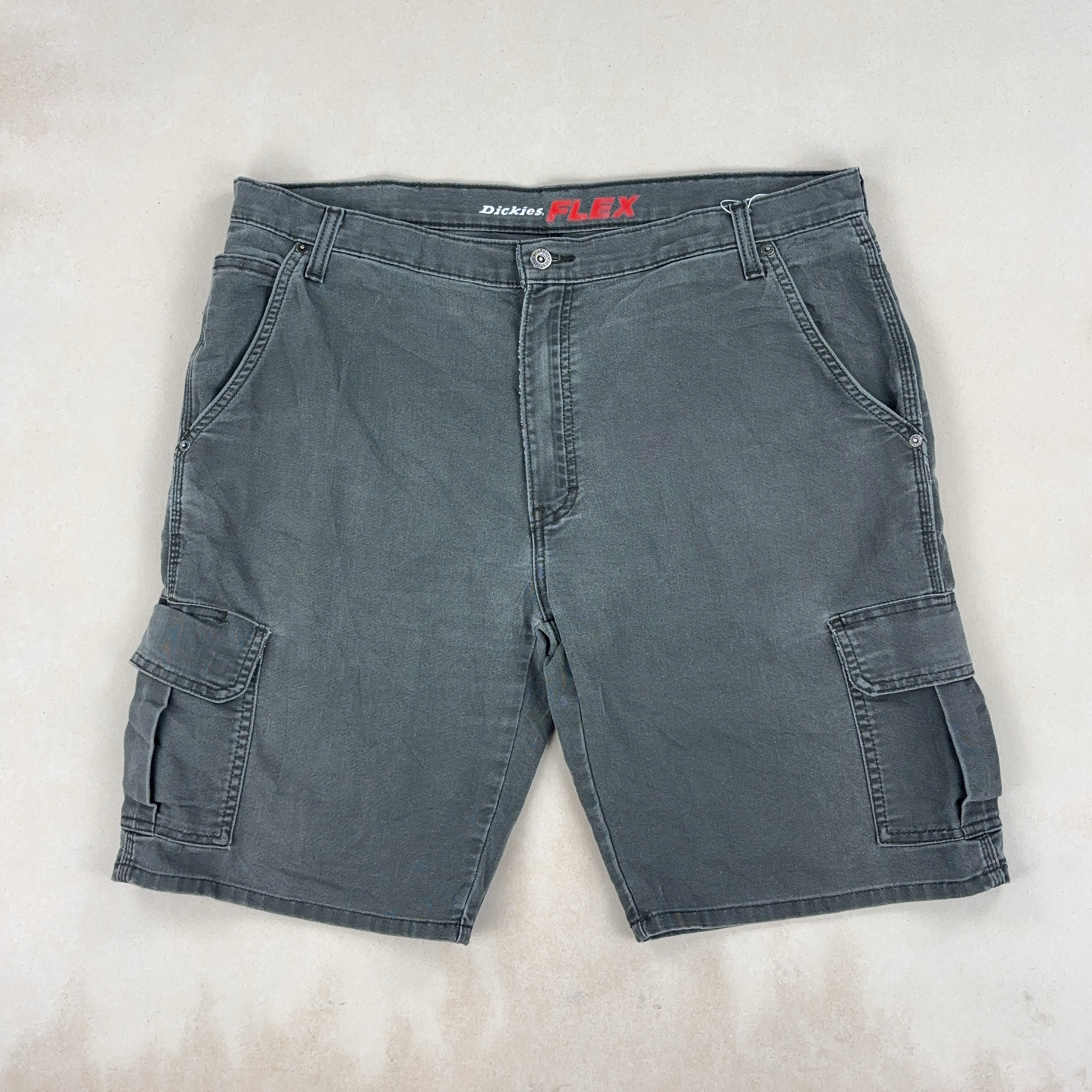 DICKIES DARK CARGO SHORTS - 2X LARGE
