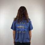 BLUE SUNSET BEACH TEE - MEDIUM