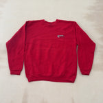QUIKSILVER RED CREW - MEDIUM