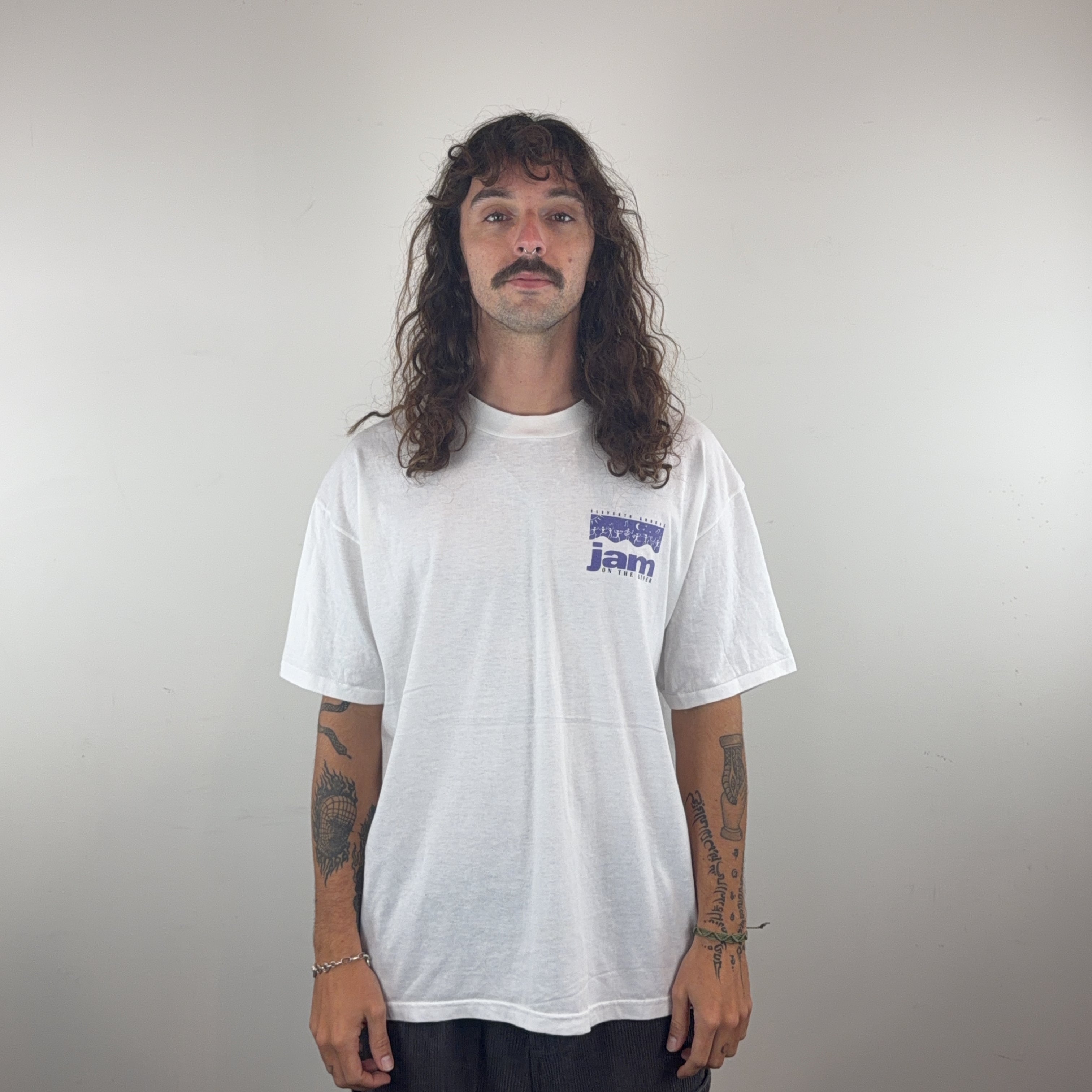 ELEVENTH ANNUAL WHITE TEE - LARGE