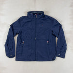 TOMMY HILFIGER NAVY JACKET - LARGE