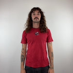 RED QUIKSILVER TEE - X SMALL