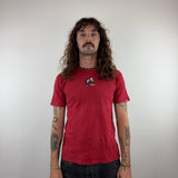 RED QUIKSILVER TEE - X SMALL
