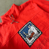 ONEILL FLEECE CREW RED LARGE