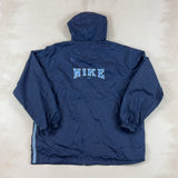 NIKE NAVY HOOD JACKET - X LARGE