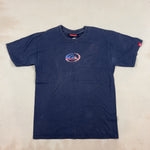 QUIKSILVER NAVY BLUE VINTAGE TEE - MEDIUM
