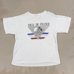 'TOUR DE FRANCE' WHITE TEE - LARGE