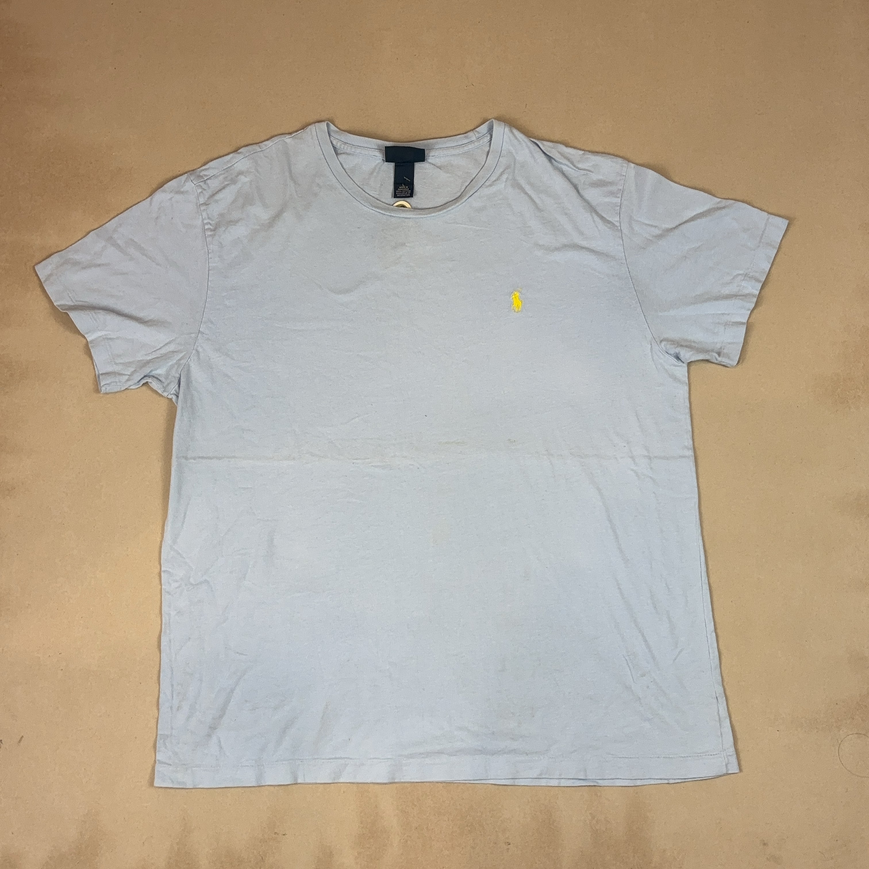 POLO RALPH LAUREN BABY BLUE TEE - LARGE