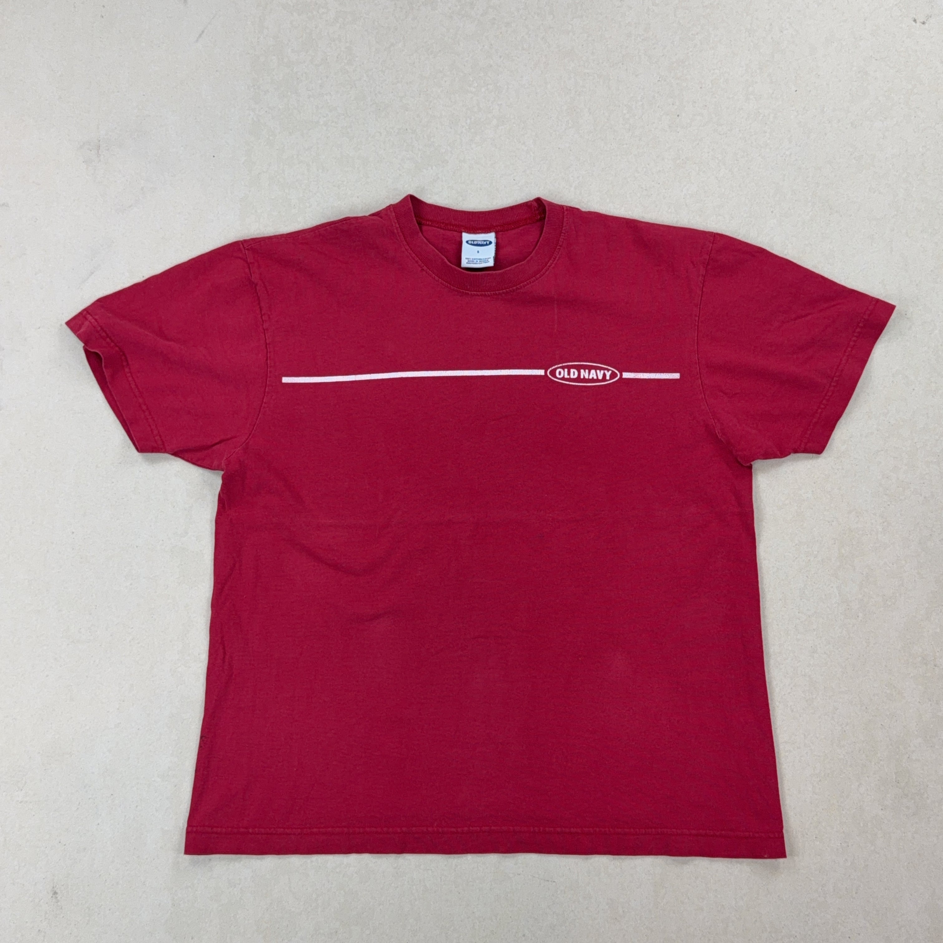 OLD NAVY RED TEE - SMALL