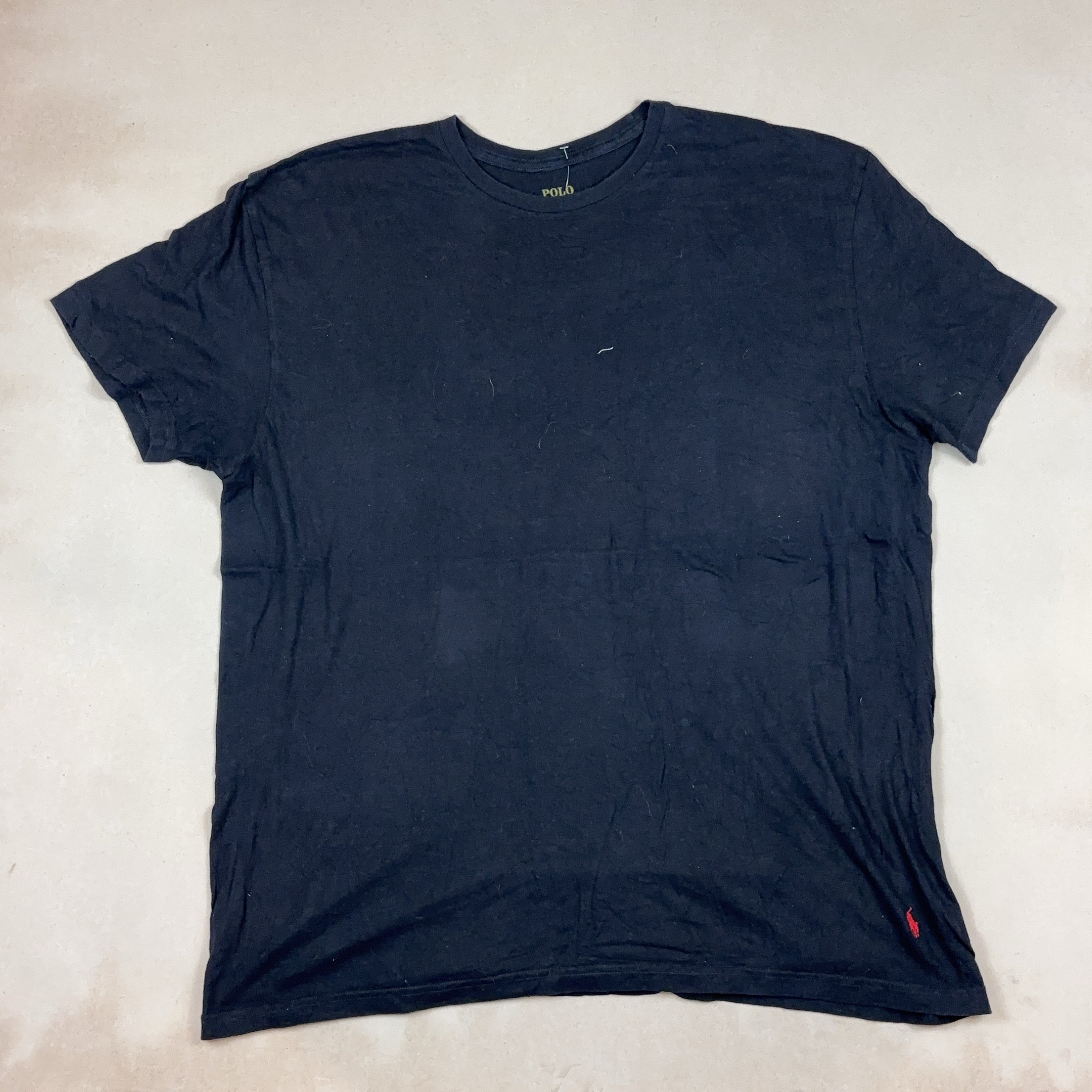POLO RALPH LAUREN BLACK TEE - X LARGE