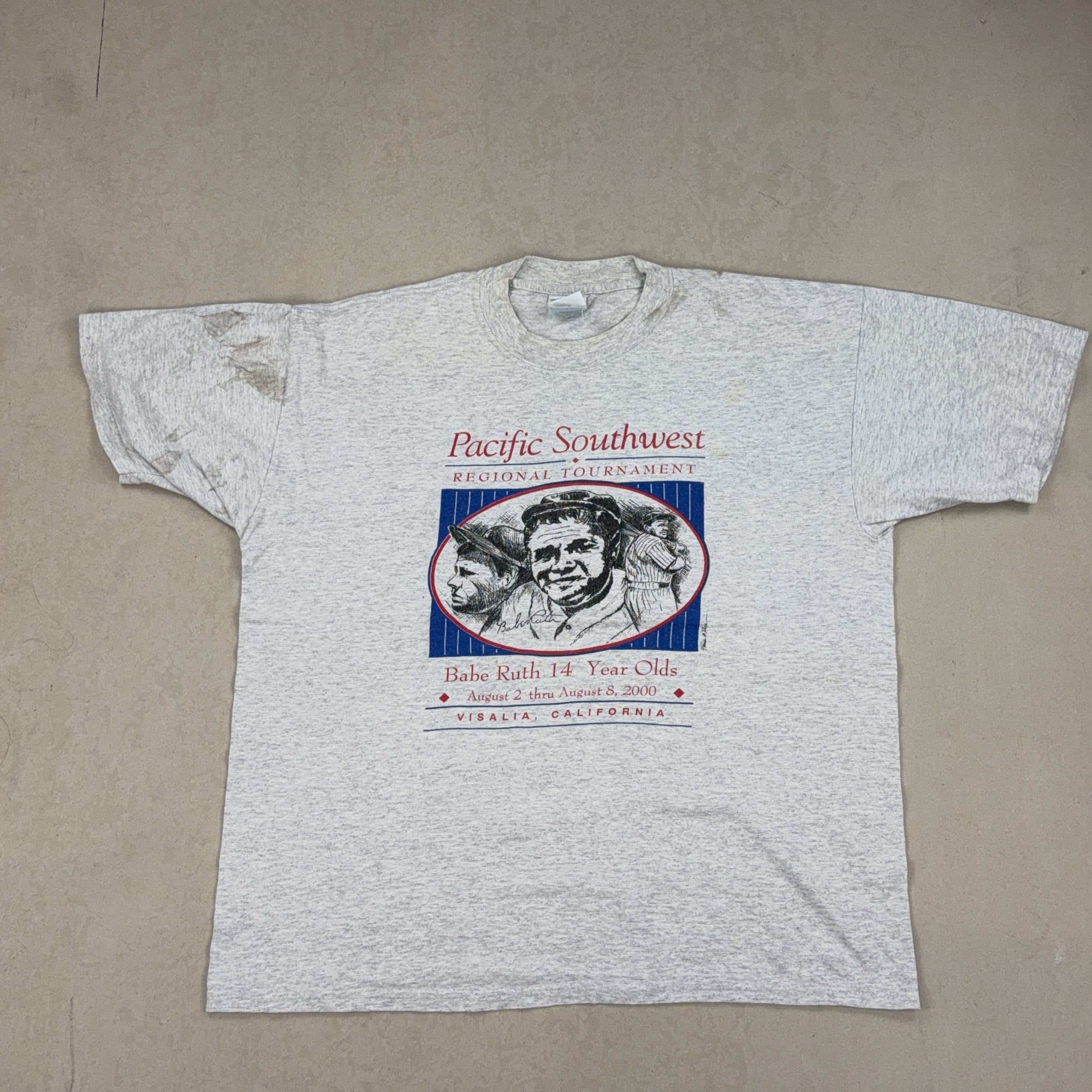 VINTAGE ' PACIFIC SOUTHWEST REGIONAL TOURNAMENT' TEE - X LARGE