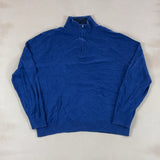 NAUTICA BLUE QUARTER ZIP - X LARGE
