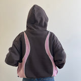 Mellow Panel Hood - Monster Black/Light Mauve