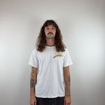 GRAPHIC WHITE TEE - MEDIUM