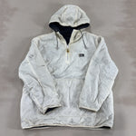 QUIKSILVER WHITE JACKET - LARGE