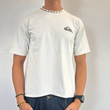 WHITE QUIKSILVER TSHIRT