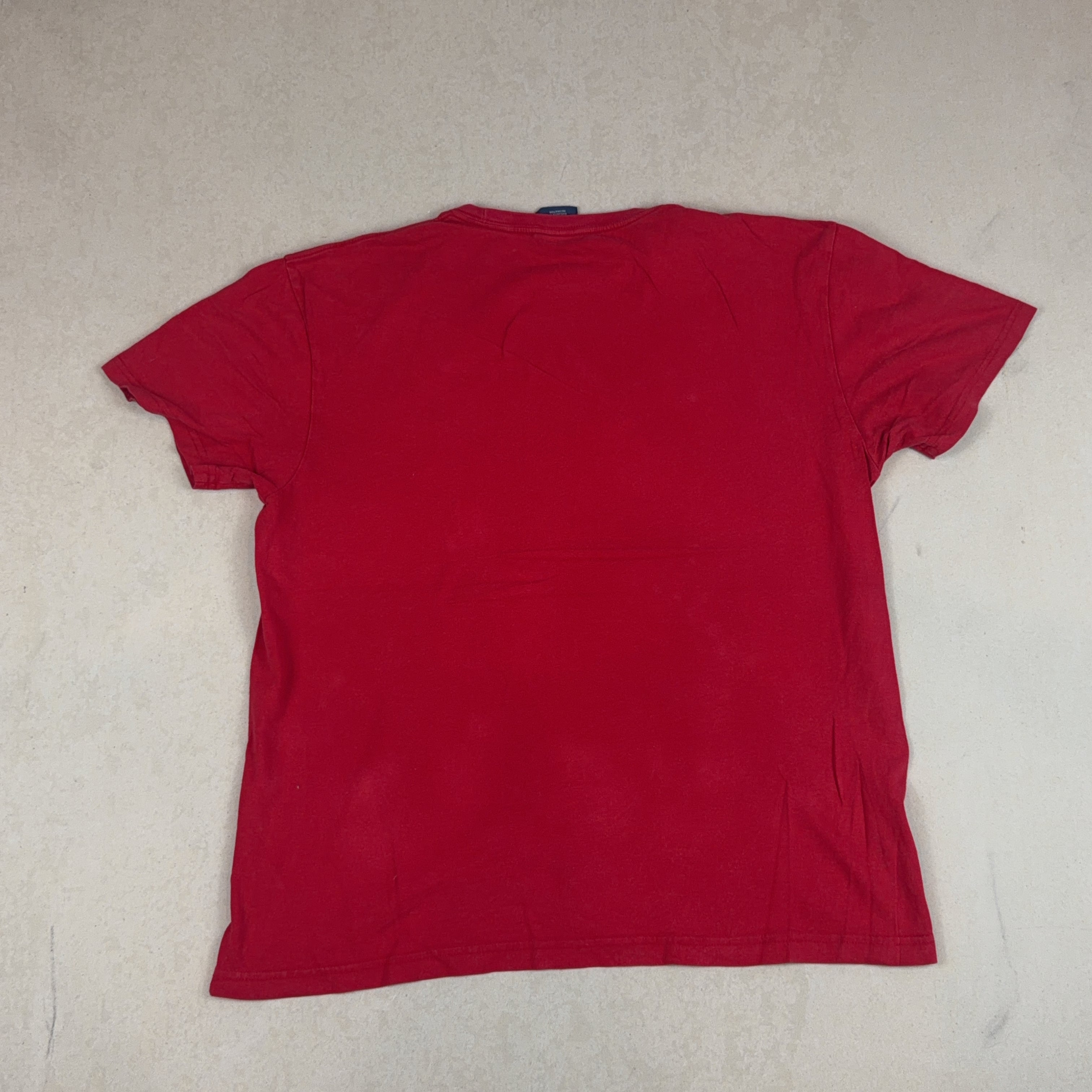 RALPH LAUREN RED TEE - MEDIUM