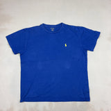 POLO RALPH LAUREN ROYAL BLUE TEE - SMALL