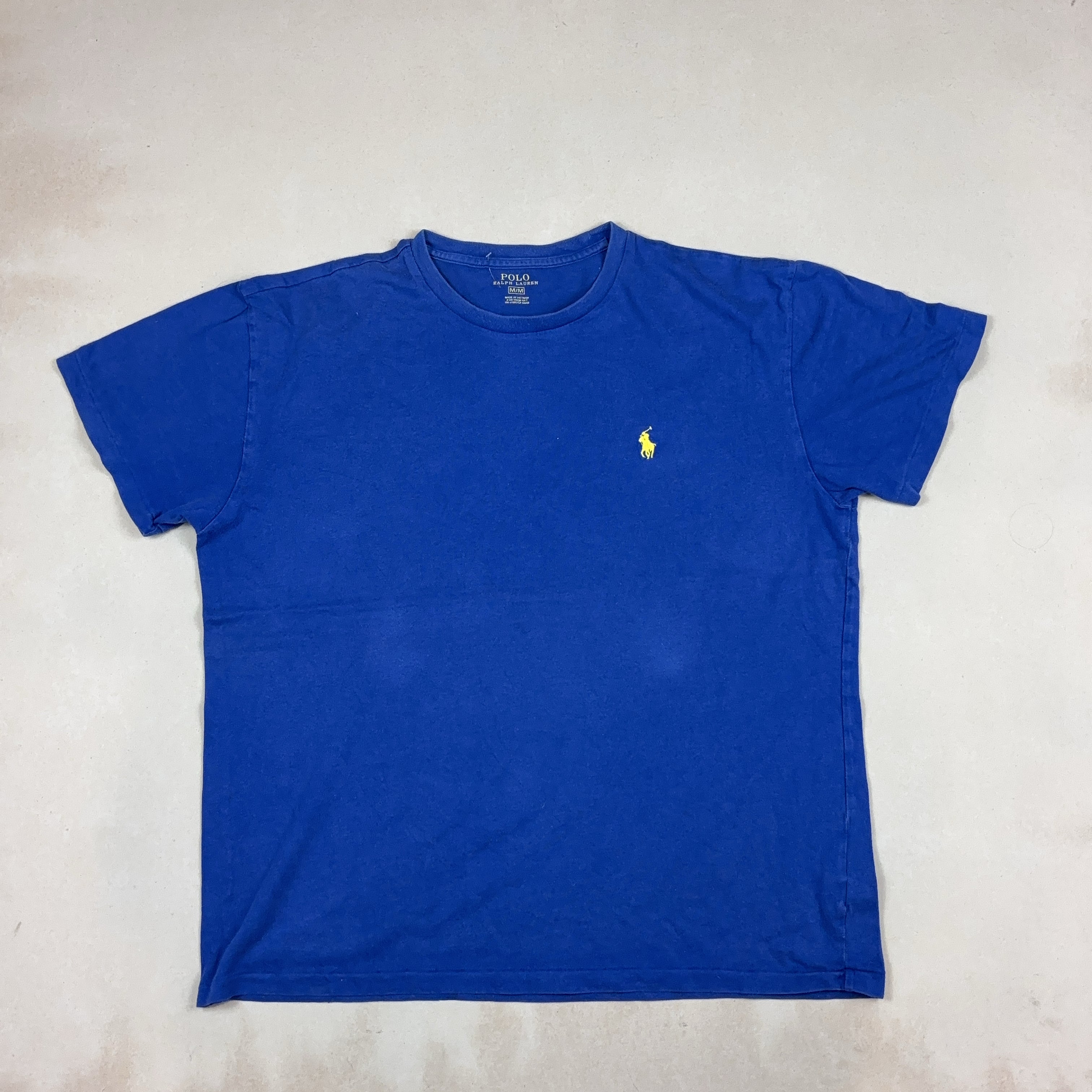 POLO RALPH LAUREN ROYAL BLUE TEE - SMALL