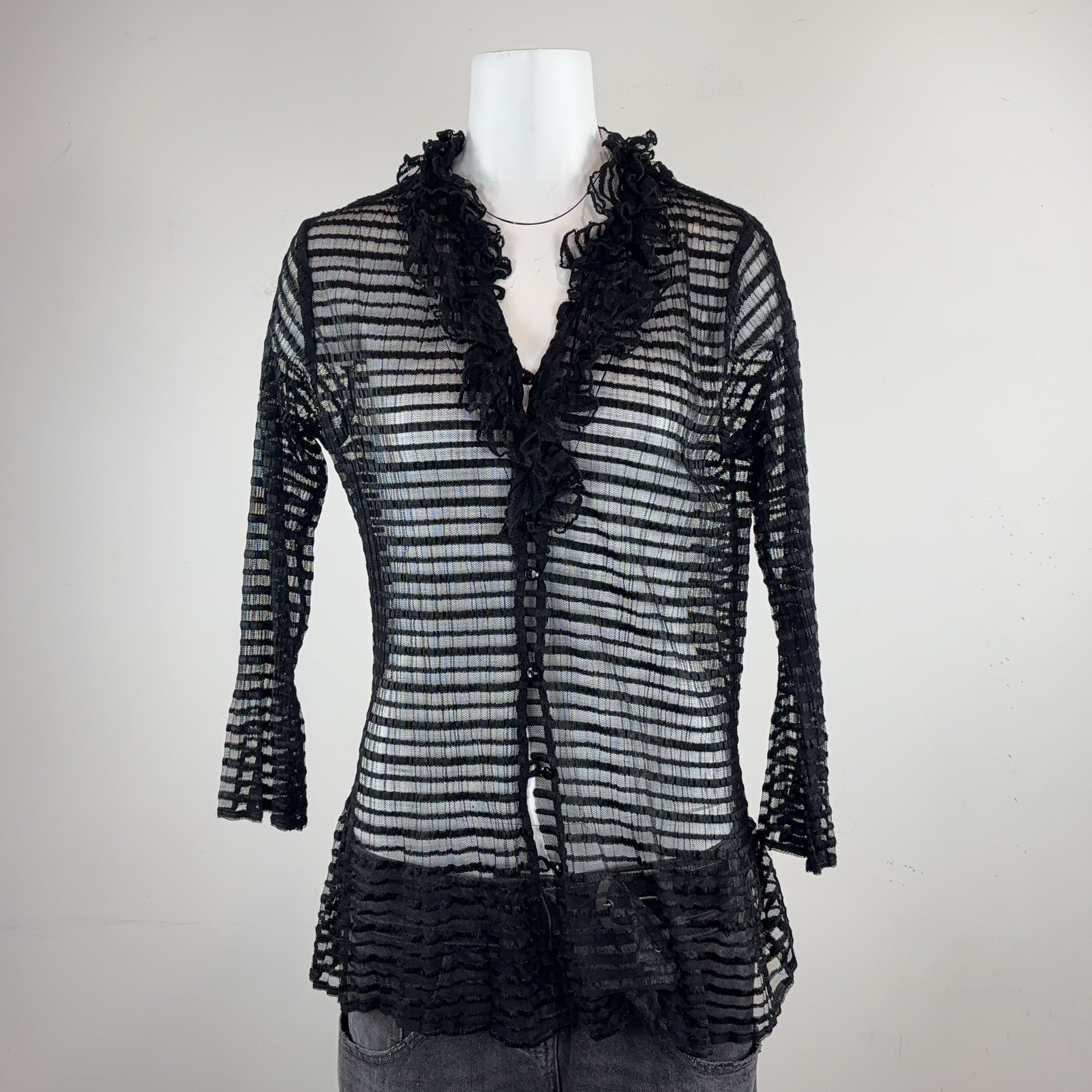 RUFFLED BLOUSE - MEDIUM