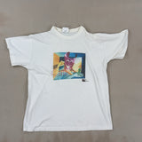 GRAPHIC WHITE TEE - MEDIUM