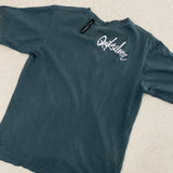 QUIKSILVER VINTAGE TEE GREEN MEDIUM