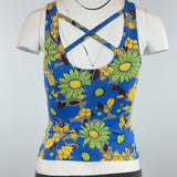 VINTAGE FLORAL TANKINI - X SMALL
