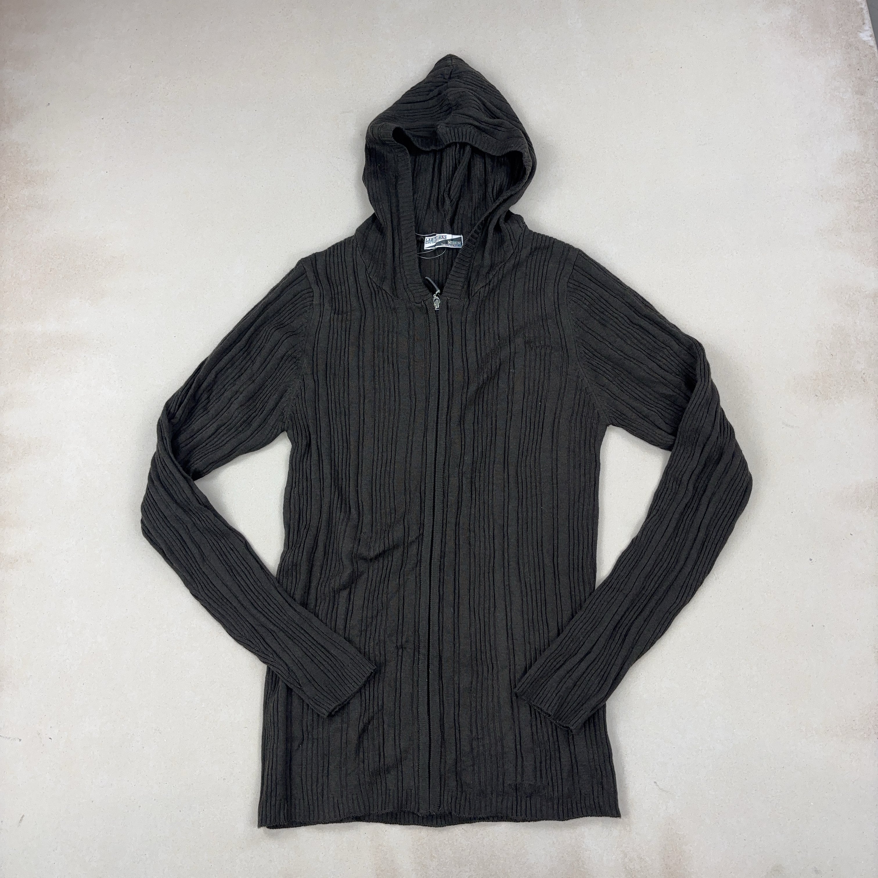 WOMENS VINTAGE ZIP UP HOODIE - MEDIUM