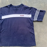 ADIDAS TSHIRT NAVY X LARGE