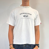 WHITE QUIKSILVER TSHIRT