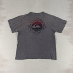 QUIKSILVER BROWN TEE - MEDIUM