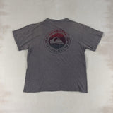 QUIKSILVER BROWN TEE - MEDIUM