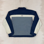 QUIKSILVER NAVY & CREAM JACKET - LARGE