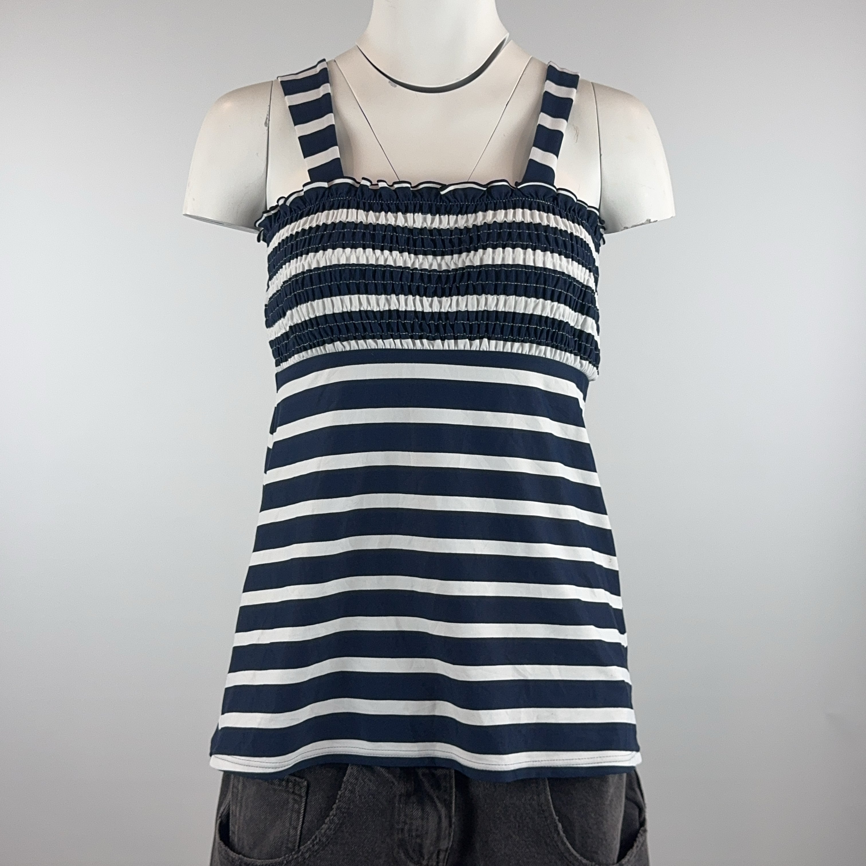 STRIPED TANKINI - LARGE