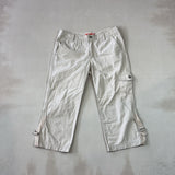 BEIGE CARGO CAPRIS - MEDIUM