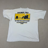 SIGMA NU HOMECOMING 1989 TEE - LARGE