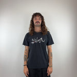 BLACK QUIKSILVER TEE - SMALL