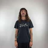 BLACK QUIKSILVER TEE - SMALL